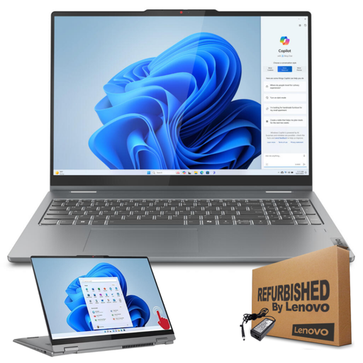 Lenovo 5 16IRU9 2-IN-1 16" FHD Touch Core™ 5 120U 512GB SSD 16GB W11 LUNA GRAY Bcklt