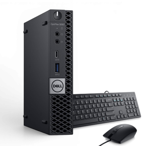 Dell OptiPlex 5060 MICRO Core™ i5-8500T 256GB SSD 16GB W11 Keyboard Mouse BLACK
