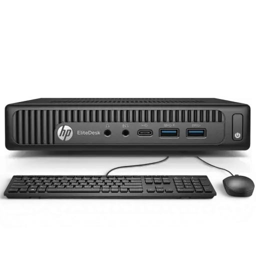 HP EliteDesk 800 G2 MINI Core™ i5-6400T 256GB SSD 16GB W10 Pro Keyboard Mouse BLACK