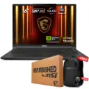 MSI STEALTH A16 AI+ A3HVGG 16" QHD 240Hz Ryzen™ AI 9 365 1TB SSD 32GB W11 Pro NVIDIA® RTX 4070 8GB BLACK Bcklt