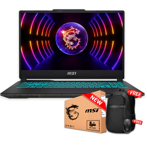 MSI CYBORG 15 A13VFK 15.6" FHD 144Hz Core™ i7-13620H 512GB SSD 16GB W11 NVIDIA® RTX 4060 8GB TRANSLUCENT BLACK Bcklt