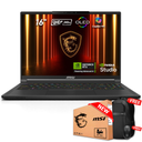 MSI STEALTH A16 AI+ A3HVGG 16" QHD 240Hz Ryzen™ AI 9 365 1TB SSD 32GB W11 Pro NVIDIA® RTX 4070 8GB BLACK Bcklt