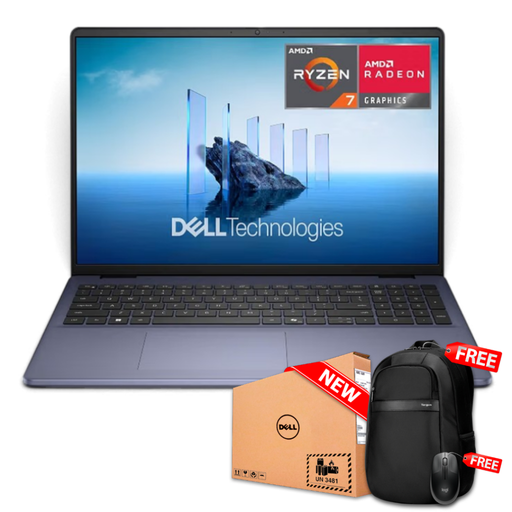 Dell 16 DC16256 16" WUXGA FHD Ryzen™ 7 250 1TB SSD 16GB W11 Midnight Blue
