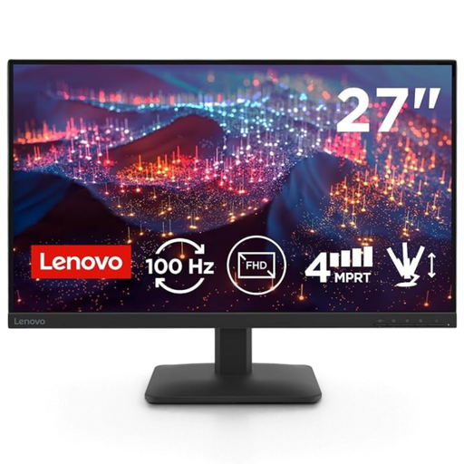 Lenovo L27-4e Monitor 27" FHD 100Hz IPS 6ms 1x HDMI (1.4) 1x VGA BLACK