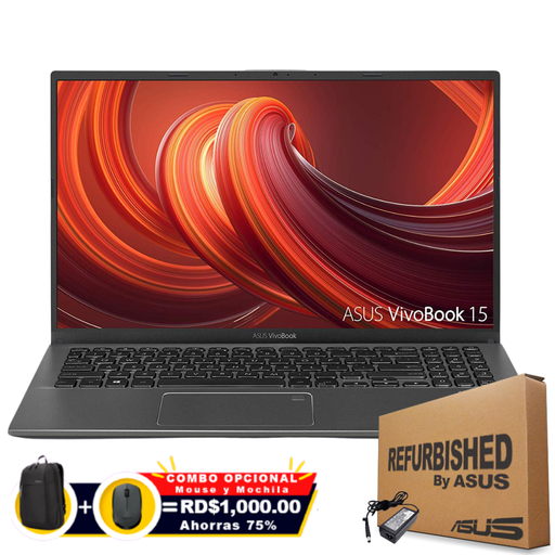 [F512DAIS79] ❞𝐑𝐞𝐟𝐮𝐫𝐛𝐢𝐬𝐡𝐞𝐝❞ Asus VivoBook F512DA 15.6" FHD Ryzen™ 7 3700U 2.3GHz 512GB SSD 16GB W10 GRAY Bcklt