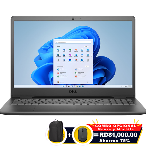 [INS0145246RFF] ❞𝐑𝐞𝐟𝐮𝐫𝐛𝐢𝐬𝐡𝐞𝐝❞ Dell Inspiron 3501 15.6" Core™ i5-1135G7 256GB SSD 8GB W11 Pro BLACK