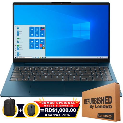 [82SF0009USRFF] ❞𝐑𝐞𝐟𝐮𝐫𝐛𝐢𝐬𝐡𝐞𝐝❞ Lenovo 5 15IAL7 Core™ i7-1255U 15.6&quot; FHD Touch 512GB SSD 12GB W11 BLUE