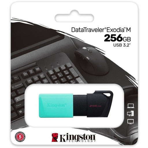 [DTXM256GB] MEMORIA USB KINGSTON 256GB USB 3.2 DATATRAVELER GREEN
