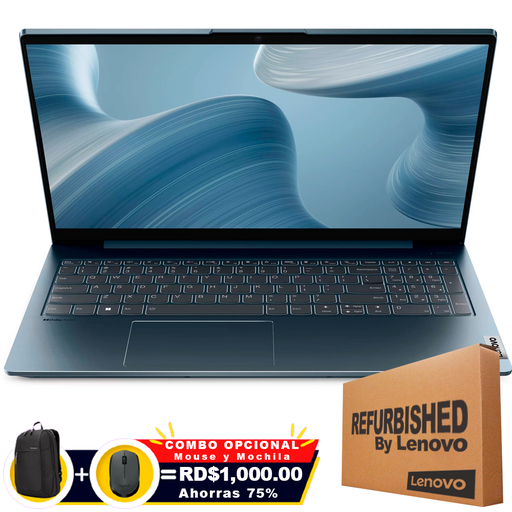 [82SFX001USRFF] ❞𝐑𝐞𝐟𝐮𝐫𝐛𝐢𝐬𝐡𝐞𝐝❞ Lenovo 5 15IAL7 15.6&quot; FHD Touch Core™ i7-1255U 512GB SSD 12GB W11 Bcklt ABYSS BLUE