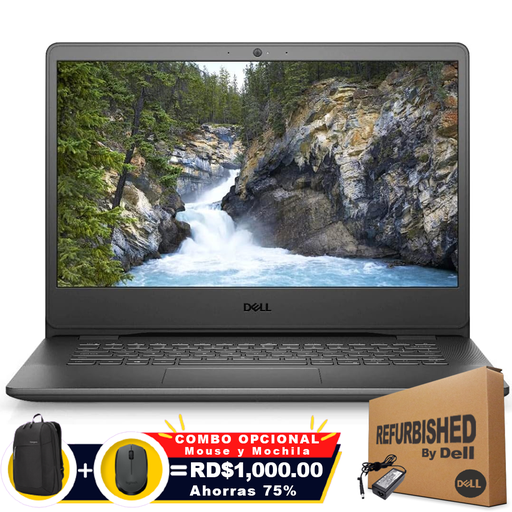 [450206RFF] ❞𝐑𝐞𝐟𝐮𝐫𝐛𝐢𝐬𝐡𝐞𝐝❞ Dell Vostro 14 3400 14&quot; FHD Core™ i5-1135G7 500GB+256GB SSD 8GB W10 Pro BLACK