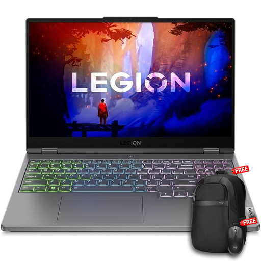 [82RD0016US] Lenovo LEGION 5 15ARH7H 15.6&quot; FHD 165Hz GAMING AMD Ryzen™ 7 6800H 512GB SSD 16GB W11 RTX 3070Ti 8GB STORM GRAY Bcklt