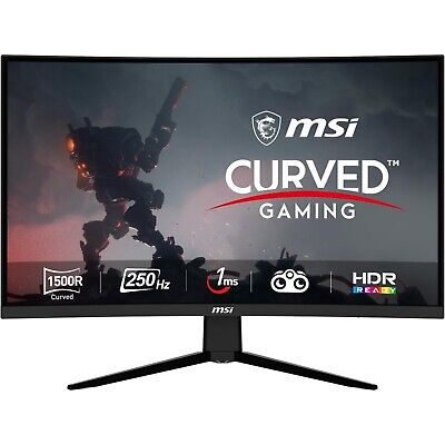 [MSIG32C4XS] MSI G32C4XS GAMING MONITOR 31.5&quot; FHD 250HZ CURVED 1500R BLACK