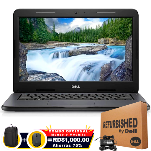 [LAT3310I3128G4GB] ❞𝐑𝐞𝐟𝐮𝐫𝐛𝐢𝐬𝐡𝐞𝐝❞ Dell Latitude 3310 13.3&quot; Core™ i3-8145U 128GB SSD 4GB W10 Pro Bcklt BLACK