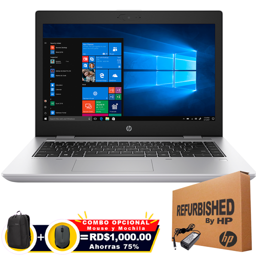 [PK640G5I551216GRFF] ❞𝐑𝐞𝐟𝐮𝐫𝐛𝐢𝐬𝐡𝐞𝐝❞ HP ProBook 640 G5 14&quot; FHD Core™ i5-8365 512GB SSD 16GB W10 Pro SILVER