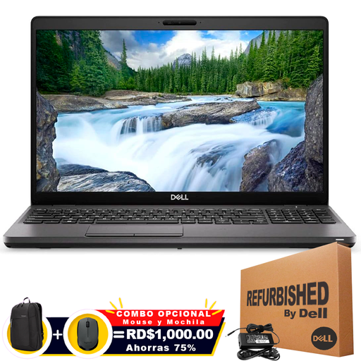 [LAT5500I551216GRFF] ❞𝐑𝐞𝐟𝐮𝐫𝐛𝐢𝐬𝐡𝐞𝐝❞ Dell Latitude 5500 15.6&quot; Core™ i5-8365U 512GB SSD 16GB W10 Pro Bcklt BLACK