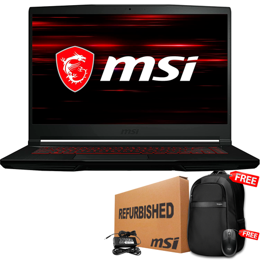 [9S716R6121276RFF] ❞𝐑𝐞𝐟𝐮𝐫𝐛𝐢𝐬𝐡𝐞𝐝❞ MSI GF63 THIN 15.6" FHD Core™ i5-11400H 512GB SSD 16GB W10 RTX 3050 4GB Bcklt