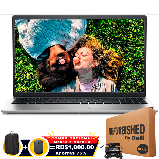 [INS0170312RFF] ❞𝐑𝐞𝐟𝐮𝐫𝐛𝐢𝐬𝐡𝐞𝐝❞ Dell Inspiron 3520 15.6&quot; FHD 120Hz Core™ i5-1235U 512GB SSD 8GB W11 Pro Silver