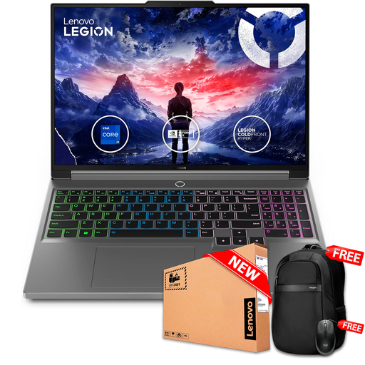 [83DG0094CF] Lenovo LEGION 5 16IRX9 16&quot; (2560x1600) 165Hz IPS Core™ i7-14650HX 1TB SSD 16GB W11 NVIDIA® RTX 4060 8GB LUNA GREY RGB Bcklt