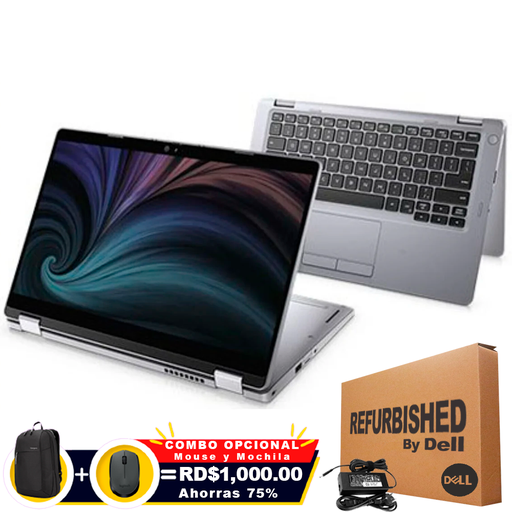 [L5310i716512W11RFF] ❞𝐑𝐞𝐟𝐮𝐫𝐛𝐢𝐬𝐡𝐞𝐝❞ Dell Latitude 5310 2-IN-1 13.3&quot; FHD Touch Core™ i7-10610U 512GB SSD 16GB W11 Pro GRAY