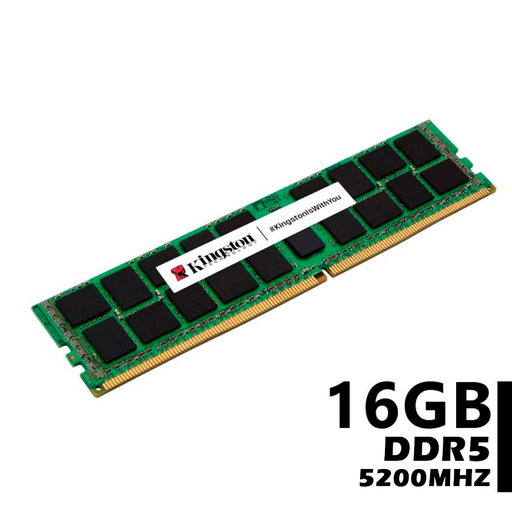 [KINDP16GDR55200] Memoria kingston Para Desktop 16GB DDR5 5200Mhz