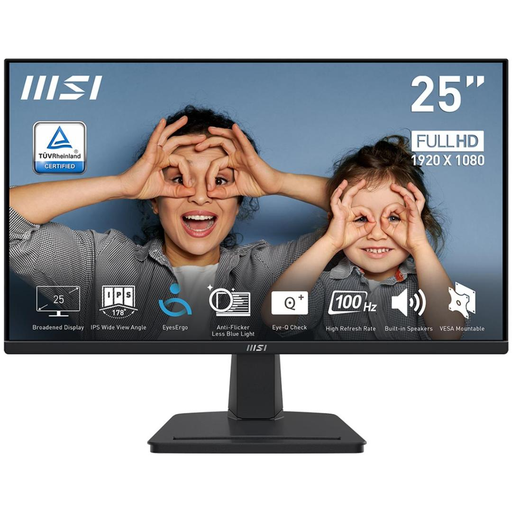 [MSI9S63PC2CM001] MSI PRO MP251 25&quot; FHD IPS 100HZ HDMI VGA BLACK