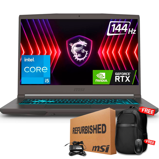 [9S716R8311000RFF] ❞𝐑𝐞𝐟𝐮𝐫𝐛𝐢𝐬𝐡𝐞𝐝❞ MSI THIN 15 B13UC-1000 15.6&quot; FHD 144Hz IPS Core™ i5-13420H 512GB 16GB NVIDIA® RTX 3050 4GB W11