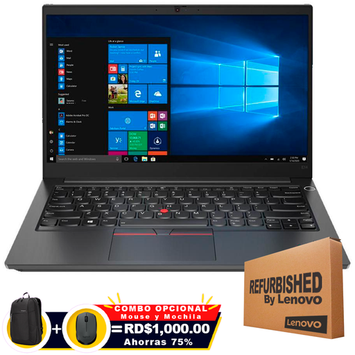 [20TAX043USRRF] ❞𝐑𝐞𝐟𝐮𝐫𝐛𝐢𝐬𝐡𝐞𝐝❞ Lenovo ThinkPad E14 Gen 2 14&quot; FHD Core™ i5-1135G7 256GB SSD 8GB W10 Pro BLACK
