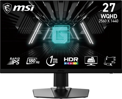[MSIG272QPFE2] MSI G272QPF GAMING MONITOR 27&quot; WQHD 180HZ HDMI ADJUSTABLE BASE