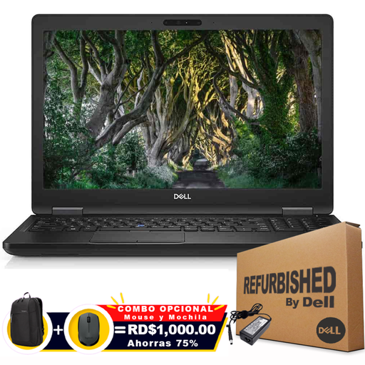 [LAT5590I525616GRFF] ❞𝐑𝐞𝐟𝐮𝐫𝐛𝐢𝐬𝐡𝐞𝐝❞ Dell Latitude 5590 15.6" FHD Core™ i5-8350U 256GB SSD 16GB W10 Pro BLACK
