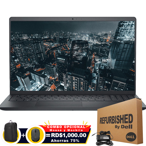 [I3535A711PUSRFF] ❞𝐑𝐞𝐟𝐮𝐫𝐛𝐢𝐬𝐡𝐞𝐝❞ Dell Inspiron 3535-A711SLV 15.6&quot; FHD Touch Ryzen™ 7 7730U 512GB SSD 16GB W11 Black