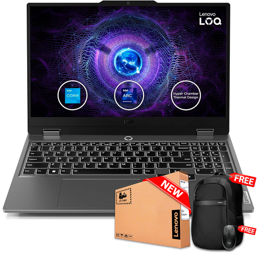 [83DVX008US] Lenovo LOQ 15IRX9 15.6&quot; FHD 144Hz Core™ i5-13450HX 512GB SSD 12GB W11 NVIDIA® RTX 4050 6GB LUNA GRAY Bcklt