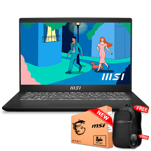 [9S714D314036] MSI MODERN 14 C11M 14&quot; FHD Core™ i7-1195G7 512GB SSD 8GB W11 BLACK Bcklt