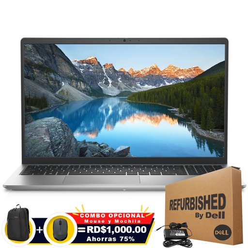 [INS0160747RFF] ❞𝐑𝐞𝐟𝐮𝐫𝐛𝐢𝐬𝐡𝐞𝐝❞ Dell Inspiron 3525 15.6&quot; FHD 120Hz Ryzen™ 5 5500U 256GB SSD 8GB W11 SILVER