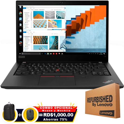 [20UD000GUSIRFF] ❞𝐑𝐞𝐟𝐮𝐫𝐛𝐢𝐬𝐡𝐞𝐝❞ Lenovo ThinkPad T14 Gen 1 14&quot; FHD Touch Ryzen™ 7 PRO 4750U 512GB SSD 16GB W11-Pro Black Bcklt