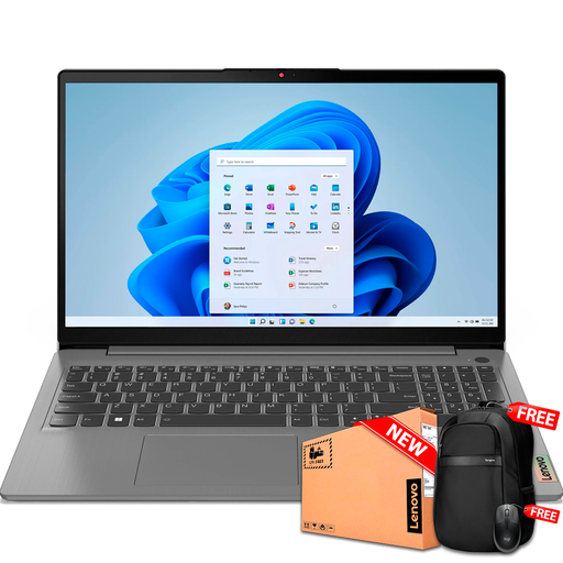 [82RK01AEUS] Lenovo 3 15IAU7 15.6&quot; FHD Core™ i3-1215U 512GB SSD 8GB W11 GREY