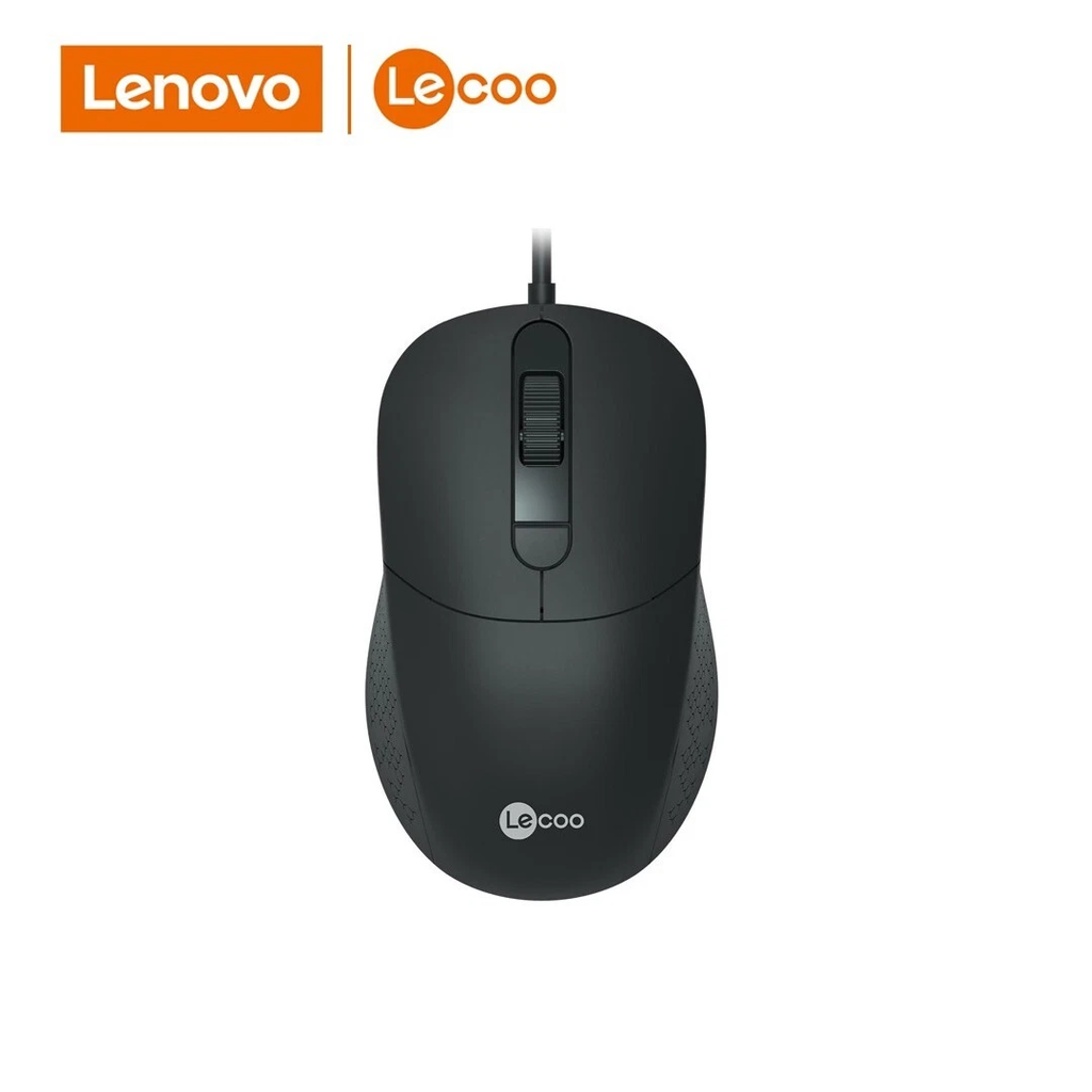 Lenovo MS102 Mouse 2400 MAX DPI, 4 Keys, Black | Puntolaptop