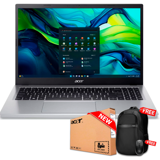 [NXJ73AA001] Acer Aspire GO 15 AG15-32P 15.6&quot; FHD Core™ 3-N355 128GB SSD 8GB W11 SILVER