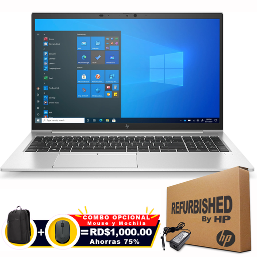 [51S91UCRFF] ❞𝐑𝐞𝐟𝐮𝐫𝐛𝐢𝐬𝐡𝐞𝐝❞ HP EliteBook 850 G8 15.6&quot; FHD Touch Core™ i5-1145G7 512GB SSD 16GB W11 Pro Bcklt Silver