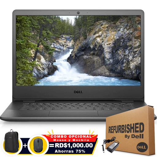 [VOS0151797RFF] ❞𝐑𝐞𝐟𝐮𝐫𝐛𝐢𝐬𝐡𝐞𝐝❞ Dell Vostro 14 3400 14&quot; Core™ i3-1115G4 1.7Ghz - 4.1Ghz 256GB SSD 4GB W11 BLACK
