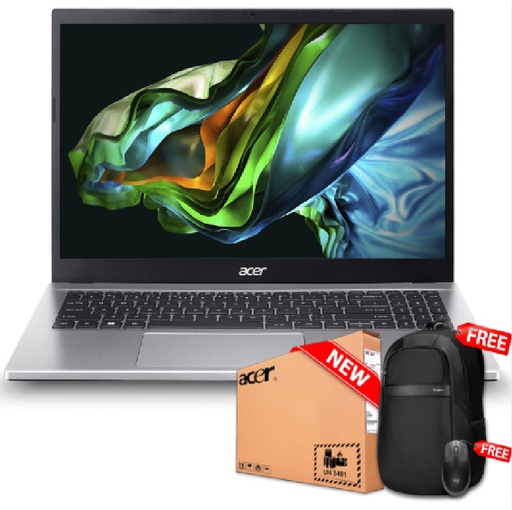 [NXJJJAA004] Acer Aspire Go AG15-21PT-R5GQ 15.3" FHD Touch Ryzen™ 5 7520U 512GB SSD 8GB W11 SILVER