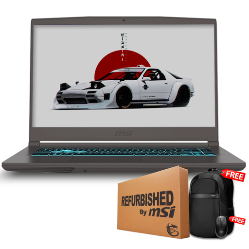 [9S716R8312830RFF] ❞𝐑𝐞𝐟𝐮𝐫𝐛𝐢𝐬𝐡𝐞𝐝❞ MSI THIN 15 B13VF 15.6" FHD 144Hz Core™ i5-13420H 512GB SSD 16GB W11 NVIDIA® RTX 4060 8GB BLACK