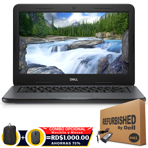 [DE3190PRFF] ❞𝐑𝐞𝐟𝐮𝐫𝐛𝐢𝐬𝐡𝐞𝐝❞ Dell Latitude 3190 14" Pentium® Silver N5030 128GB SSD 8GB W10 DARK GRAY