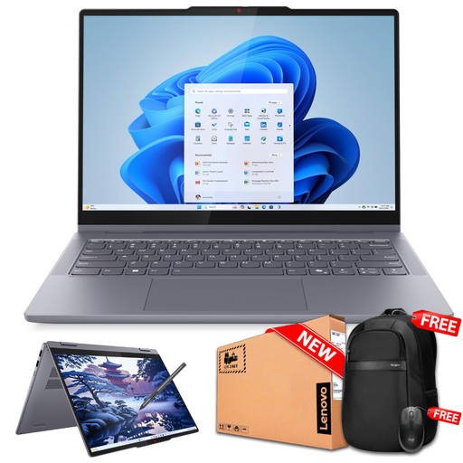 [83KR0047US] Lenovo 5 2-IN-1 14IAL10 14" FHD Touch Core™ Ultra 5 225U 512GB SSD 8GB W11 LUNA GRAY Bcklt