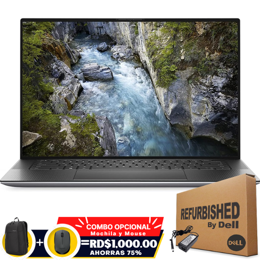 [DE5560I7321TBTRFF] ❞𝐑𝐞𝐟𝐮𝐫𝐛𝐢𝐬𝐡𝐞𝐝❞ Dell Precision 5560 15.6" WQUXGA (3840x2400) Touch Core™ i7-11850H 1TB SSD 32GB W11 Pro NVIDIA® Quadro T1200 4GB Bcklt GRAY