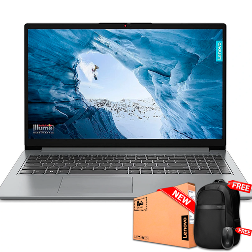 [82LXX007US] Lenovo 1 15IJL7 15.6" Pentium® Silver N6000 128GB eMMC + 256GB SSD 12GB W11 S CLOUD GREY